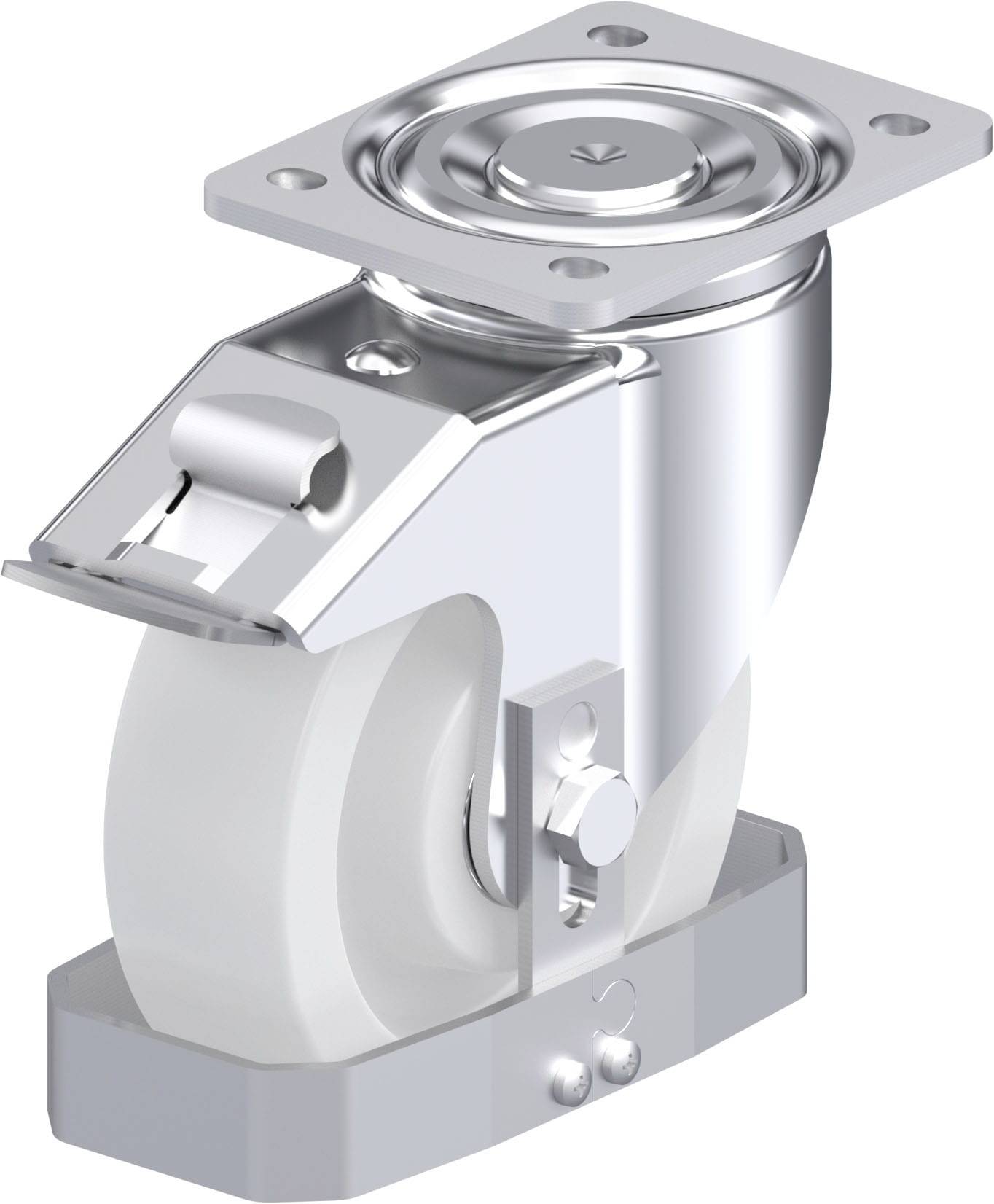 Blickle 879725 LH-SPO 160K-FI-FS Stahlblech-Lenkrolle Rad-Durchmesser: 160 mm Tragfähigkeit (max.): 850 kg 1 St.