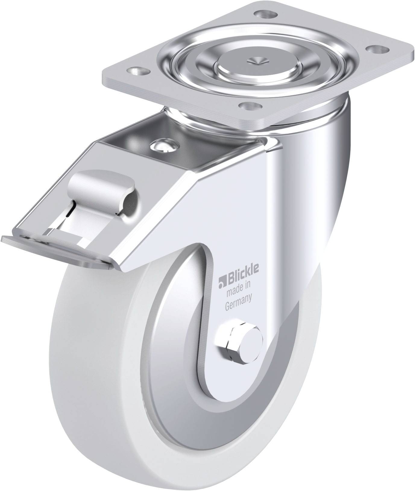 Blickle 750190 LH-SPO 175G-FI-FA Stahlblech-Lenkrolle Rad-Durchmesser: 175 mm Tragfähigkeit (max.): 900 kg 1 St.