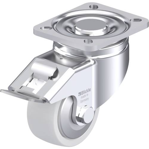 Thumbnail - Blickle 852892 LH-SPO 80G-FI-FA Stahlblech-Lenkrolle Rad-Durchmesser: 80 mm Tragfähigkeit (max.): 350 kg 1 St.