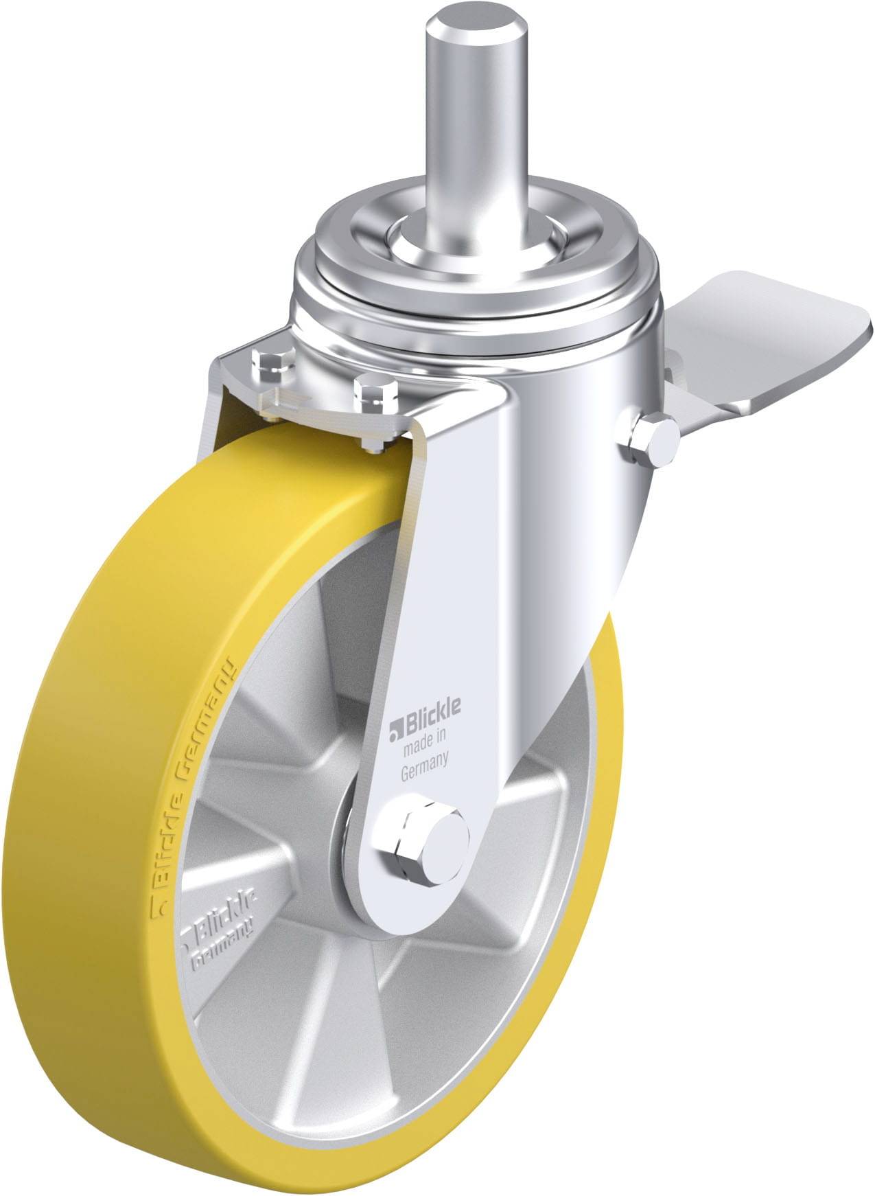 Blickle 852534 LHZ-ALTH 200K-ST Stahlblech-Lenkrolle Rad-Durchmesser: 200 mm Tragfähigkeit (max.): 800 kg 1 St.
