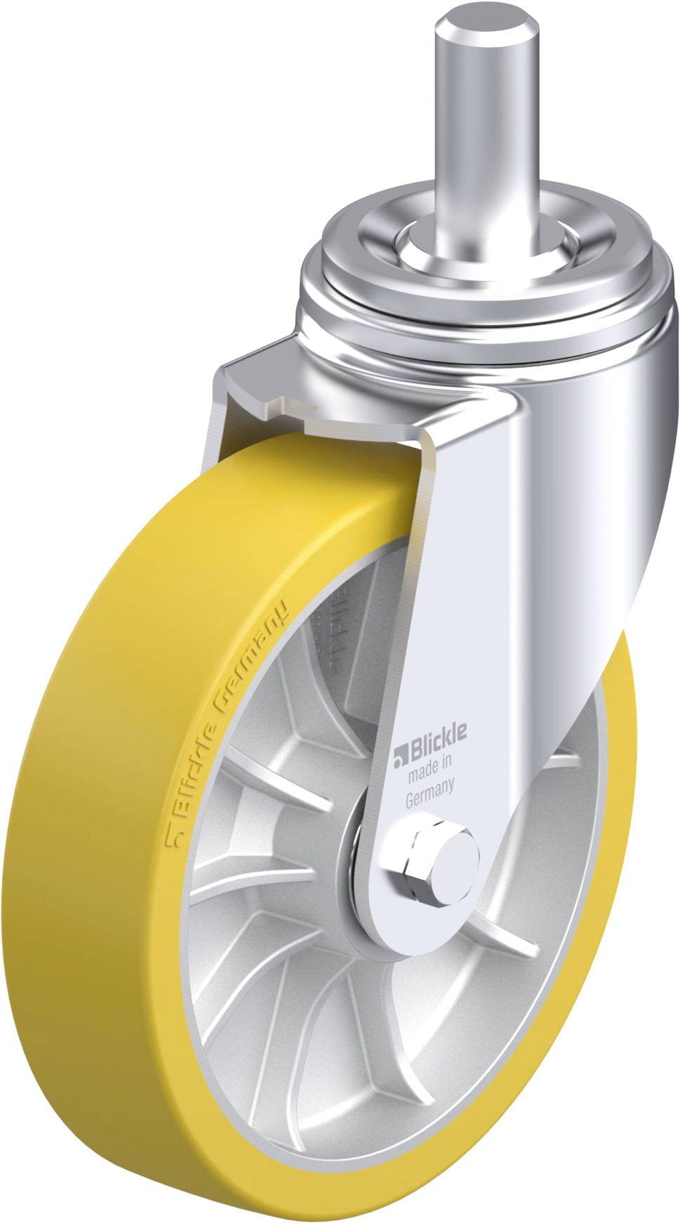 Blickle 936729 LHZ-ALTH 202K Stahlblech-Lenkrolle Rad-Durchmesser: 200 mm Tragfähigkeit (max.): 900 kg 1 St.