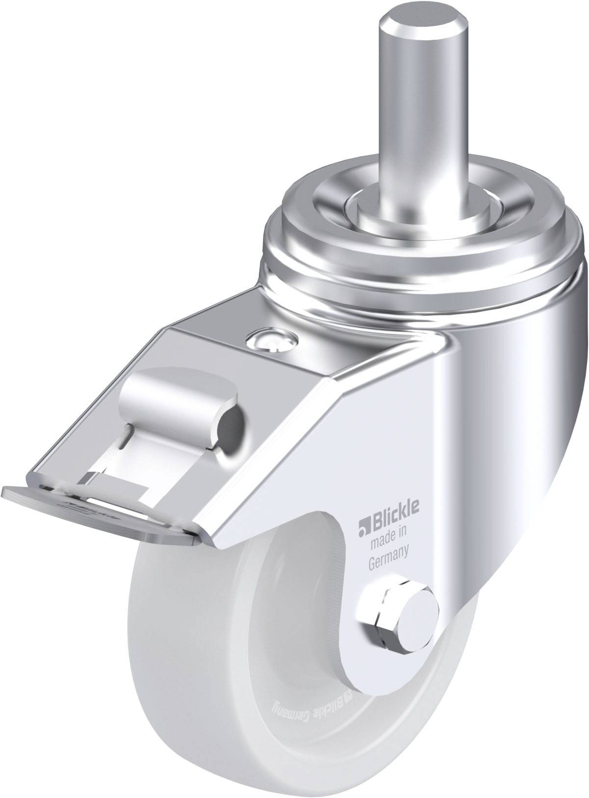 Blickle 754662 LHZ-SPO 127G-FI Stahlblech-Lenkrolle Rad-Durchmesser: 125 mm Tragfähigkeit (max.): 750 kg 1 St.