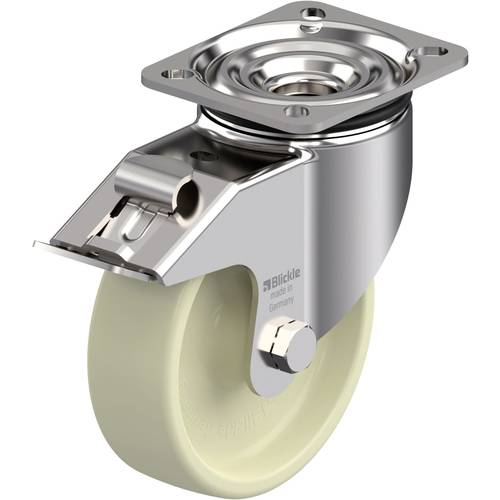 Blickle 940383 LIKX-POH 125G-1-FI Hitzebeständige Edelstahl-Lenkrolle Rad-Durchmesser: 125 mm Tragfähigkeit (max.): 300 ...