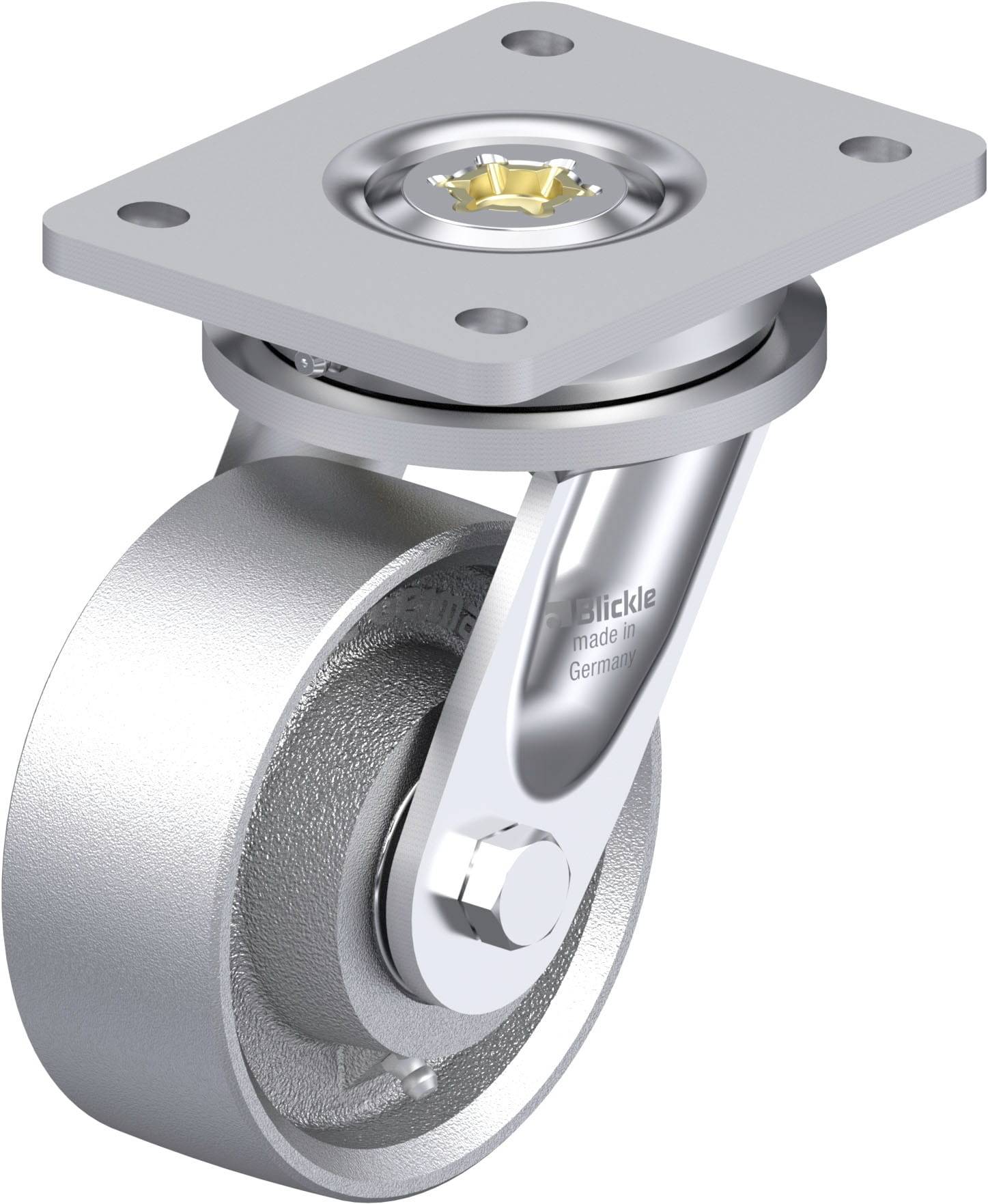 Blickle 937331 LIO-G 127IK Hitzebständige Schwerlast-Lenkrolle Rad-Durchmesser: 125 mm Tragfähigkeit (max.): 750 kg 1 St...