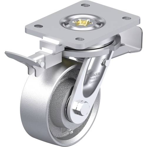 Blickle 937334 LIO-G 127IK-ST-RI4 Hitzebständige Schwerlast-Lenkrolle Rad-Durchmesser: 125 mm Tragfähigkeit (max.): 750 ...