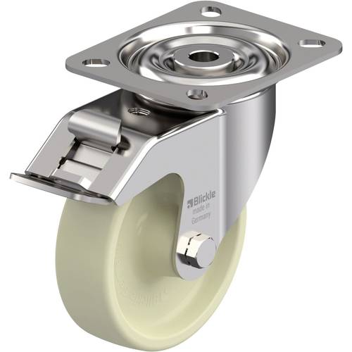 Blickle 909248 LIX-POH 100G-FI-OF Hitzebeständige Edelstahl-Lenkrolle Rad-Durchmesser: 100 mm Tragfähigkeit (max.): 150 ...