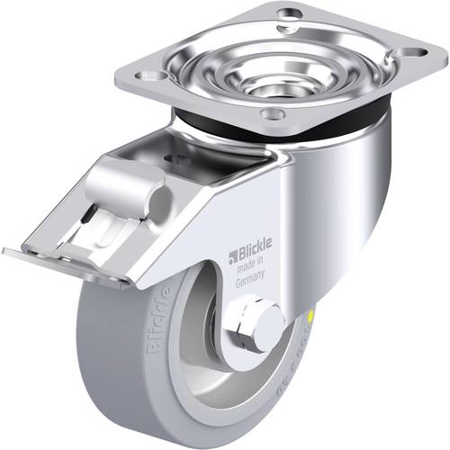 Blickle 936091 LK-ALEV 100K-1-FI-SG-AS Stahlblech-Lenkrolle Rad-Durchmesser: 100 mm Tragfähigkeit (max.): 200 kg 1 St.