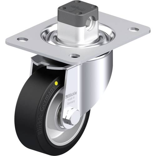Thumbnail - Blickle 851994 LK-ALEV 100K-3-CS11-EL Stahlblech-Lenkrolle Rad-Durchmesser: 100 mm Tragfähigkeit (max.): 200 kg 1 St.
