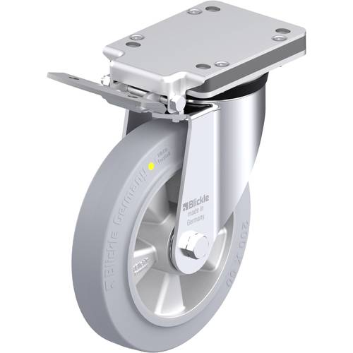 Blickle 936109 LK-ALEV 200K-IS-SG-AS Stahlblech-Lenkrolle Rad-Durchmesser: 200 mm Tragfähigkeit (max.): 450 kg 1 St.