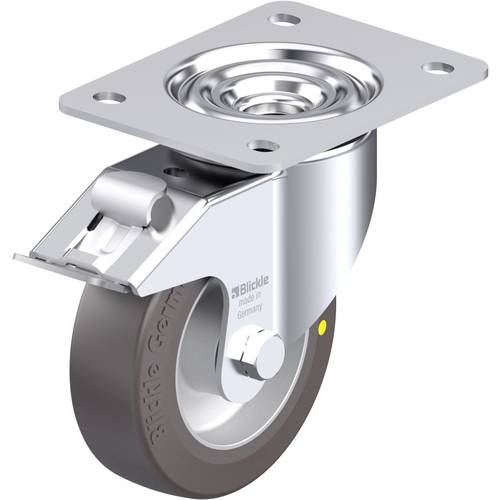 Blickle 936486 LK-ALST 125K-3-FI-AS Stahlblech-Lenkrolle Rad-Durchmesser: 125 mm Tragfähigkeit (max.): 350 kg 1 St.