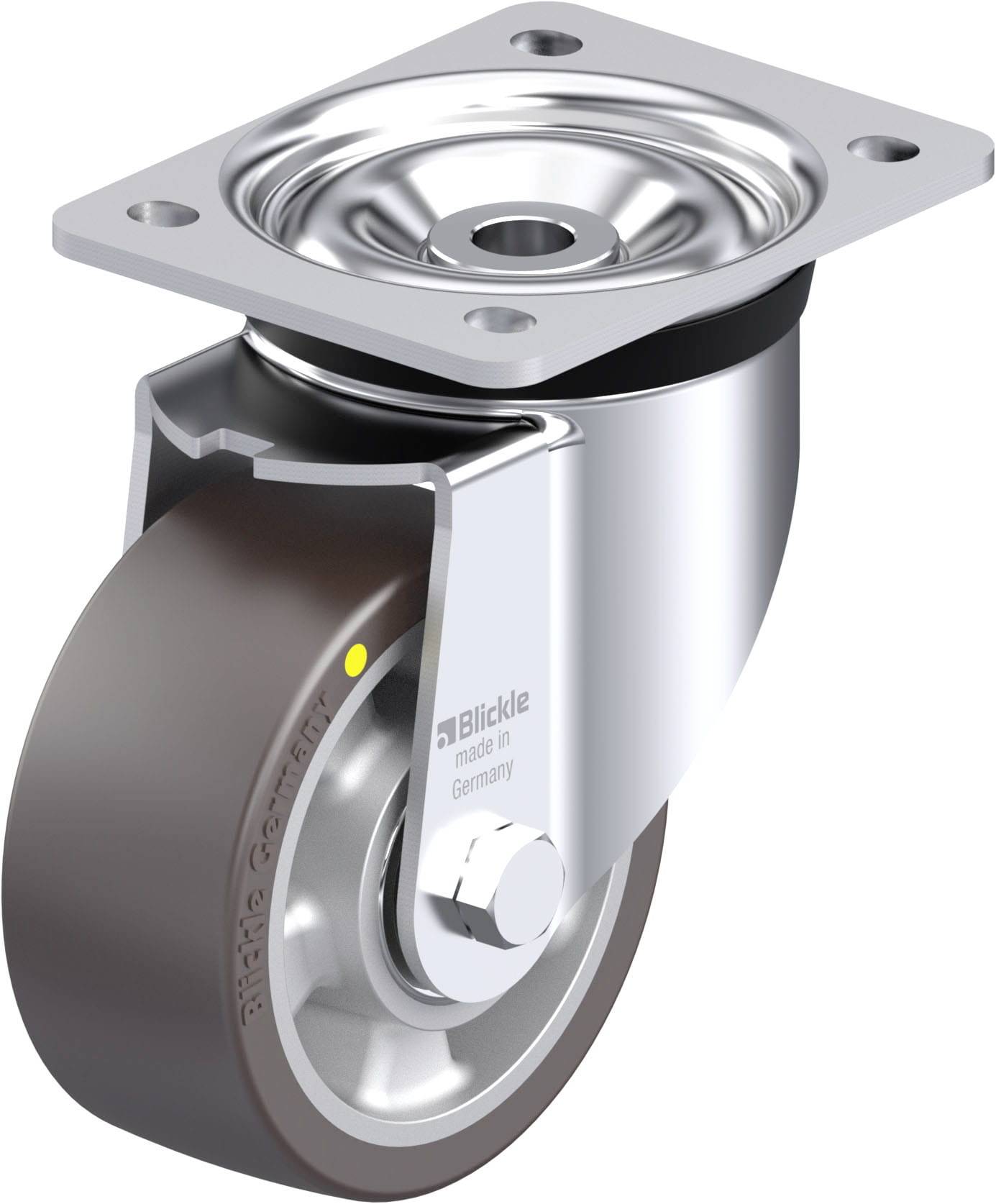 Blickle 936488 LK-ALST 127K-AS Stahlblech-Lenkrolle Rad-Durchmesser: 125 mm Tragfähigkeit (max.): 450 kg 1 St.