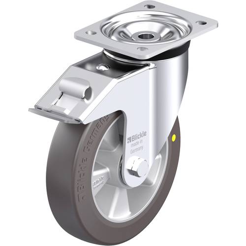 Blickle 881930 LK-ALST 200K-FI-AS Stahlblech-Lenkrolle Rad-Durchmesser: 200 mm Tragfähigkeit (max.): 600 kg 1 St.