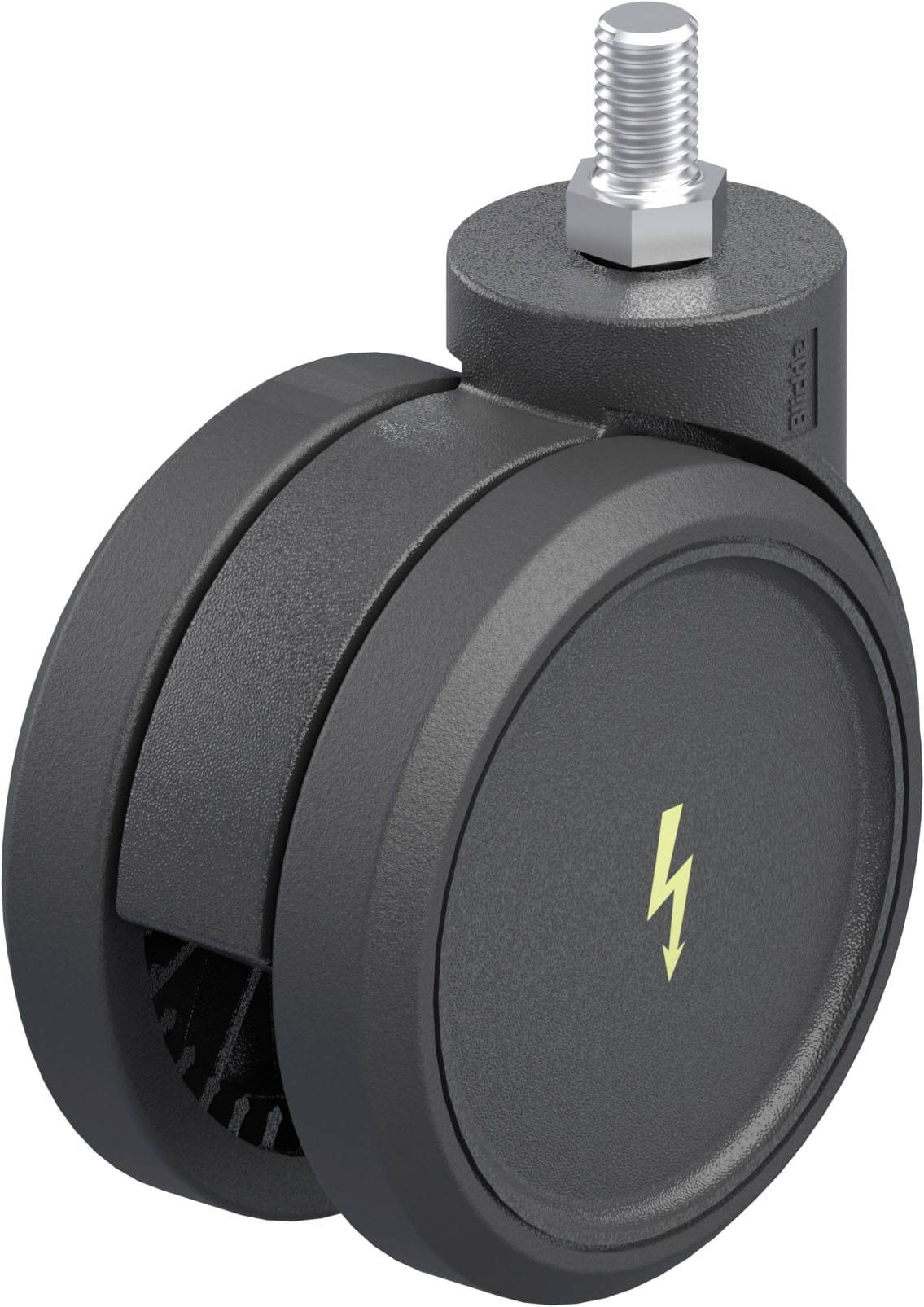 Blickle 763658 LKDB-PUA 100G-ELS Kunststoff-Doppel-Lenkrolle Rad-Durchmesser: 100 mm Tragfähigkeit (max.): 110 kg 1 St.