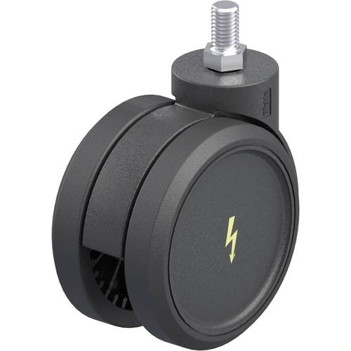 Blickle 763658 LKDB-PUA 100G-ELS Kunststoff-Doppel-Lenkrolle Rad-Durchmesser: 100 mm Tragfähigkeit (max.): 110 kg 1 St.