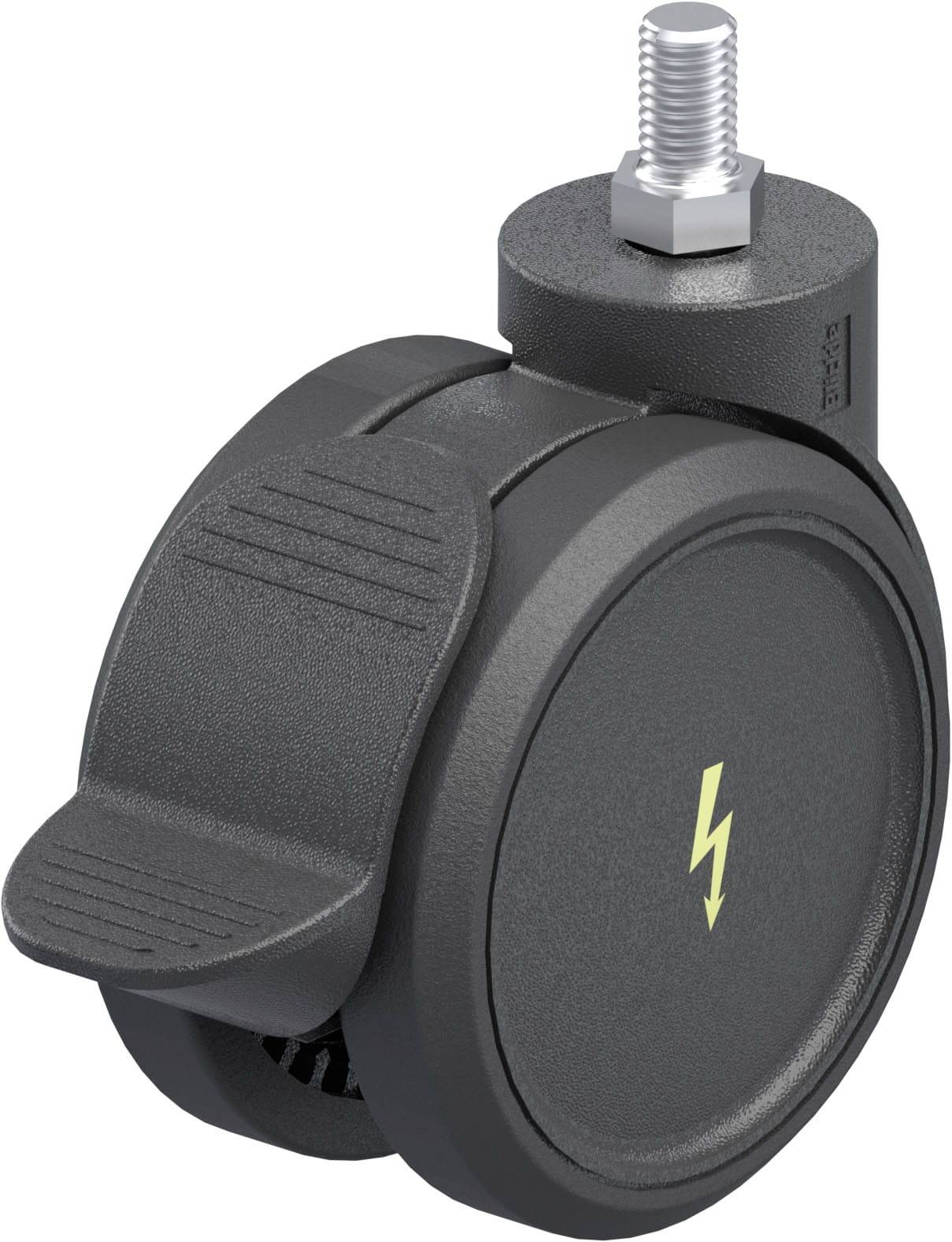 Blickle 763659 LKDB-PUA 100G-RA-ELS Kunststoff-Doppel-Lenkrolle Rad-Durchmesser: 100 mm Tragfähigkeit (max.): 110 kg 1 S...