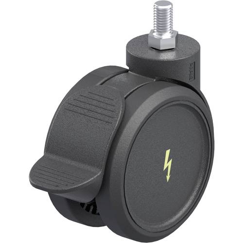 Blickle 763659 LKDB-PUA 100G-RA-ELS Kunststoff-Doppel-Lenkrolle Rad-Durchmesser: 100 mm Tragfähigkeit (max.): 110 kg 1 S...