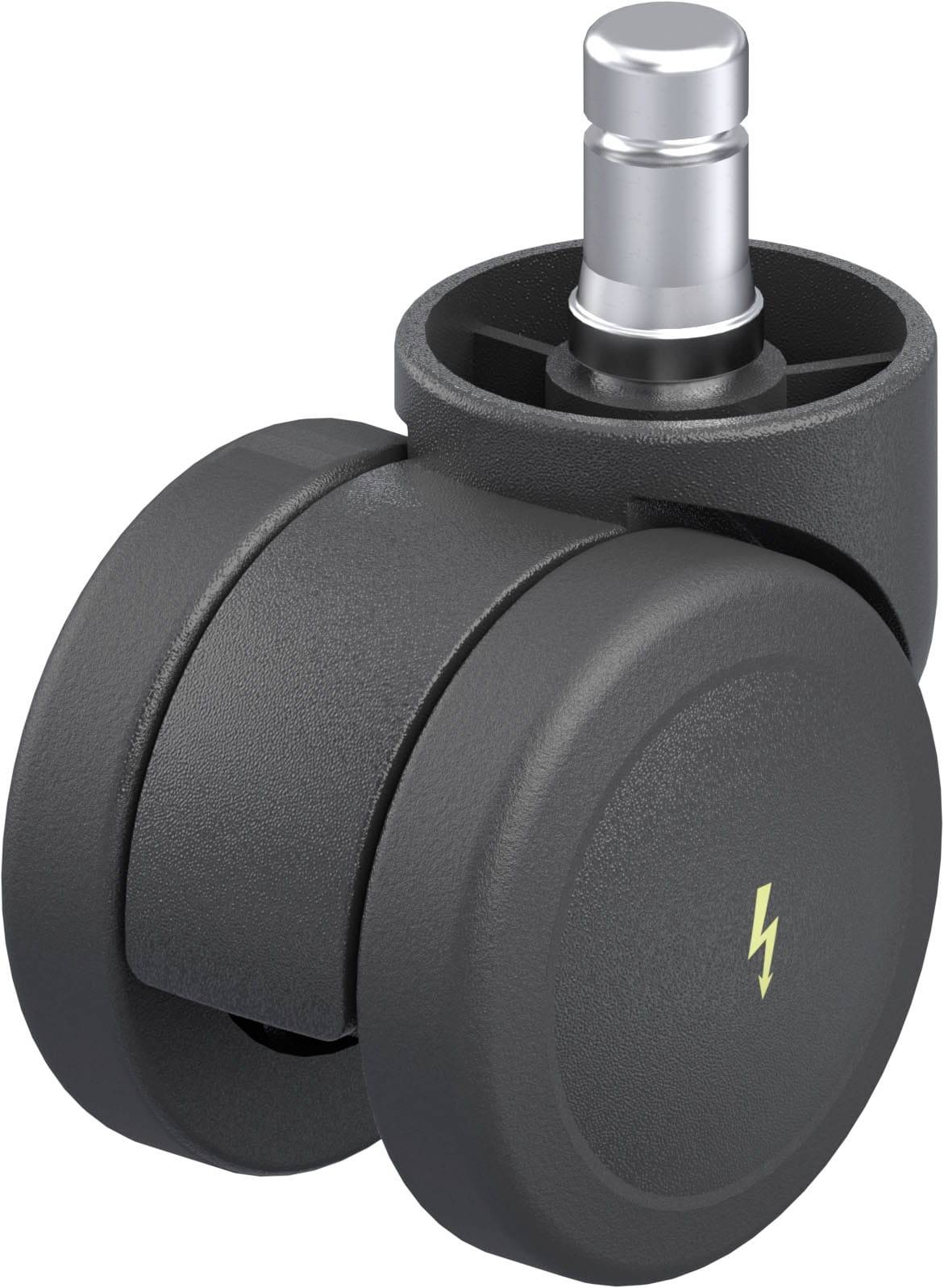 Blickle 849802 LKDB-PUA 50G-ELS-ES Kunststoff-Doppel-Lenkrolle Rad-Durchmesser: 50 mm Tragfähigkeit (max.): 50 kg 1 St.