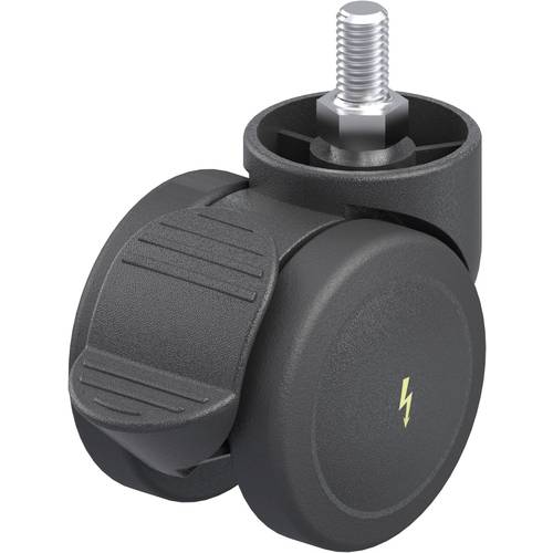 Blickle 849801 LKDB-PUA 50G-RA-ELS Kunststoff-Doppel-Lenkrolle Rad-Durchmesser: 50 mm Tragfähigkeit (max.): 50 kg 1 St.