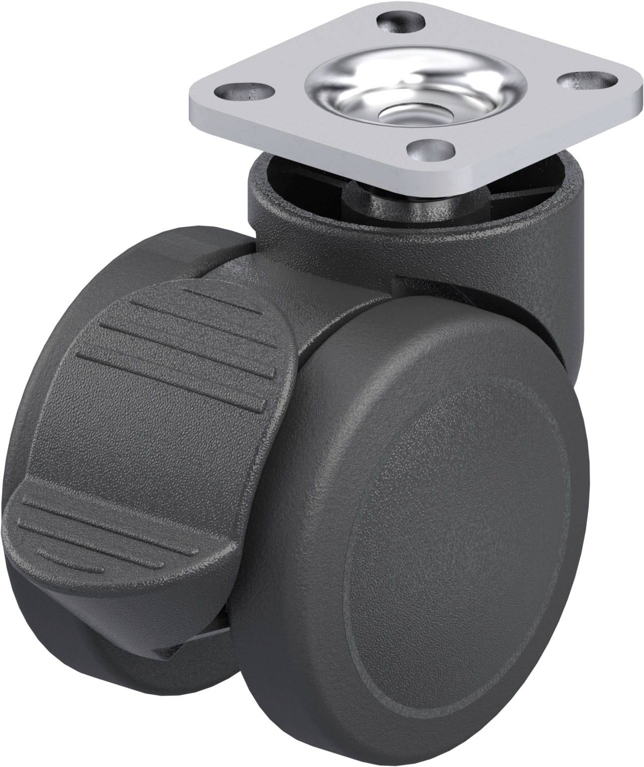 Blickle 842676 LKDB-PUA 50G-RA-P20 Kunststoff-Doppel-Lenkrolle Rad-Durchmesser: 50 mm Tragfähigkeit (max.): 50 kg 1 St.