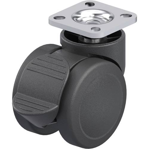 Blickle 842676 LKDB-PUA 50G-RA-P20 Kunststoff-Doppel-Lenkrolle Rad-Durchmesser: 50 mm Tragfähigkeit (max.): 50 kg 1 St.