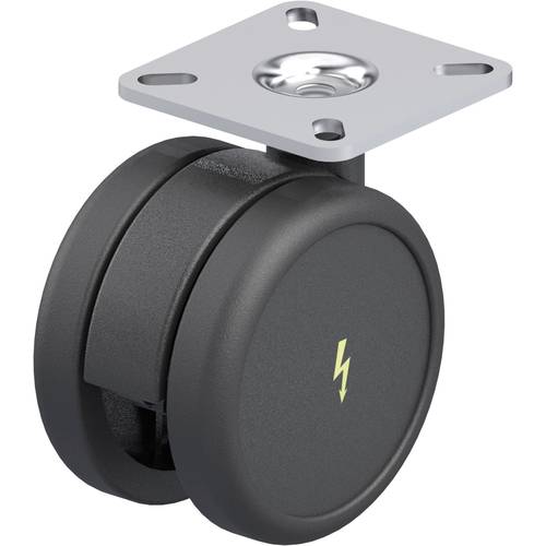 Blickle 849806 LKDB-PUA 75G-ELS-P23 Kunststoff-Doppel-Lenkrolle Rad-Durchmesser: 75 mm Tragfähigkeit (max.): 75 kg 1 St.