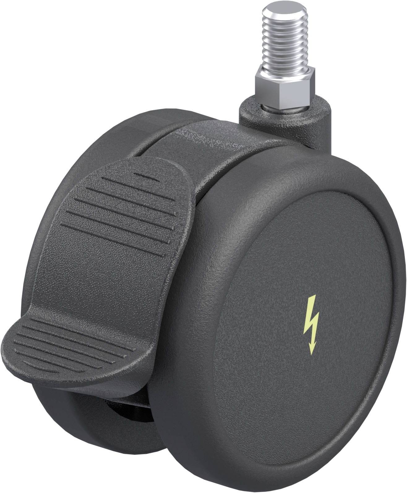 Blickle 849804 LKDB-PUA 75G-RA-ELS Kunststoff-Doppel-Lenkrolle Rad-Durchmesser: 75 mm Tragfähigkeit (max.): 75 kg 1 St.