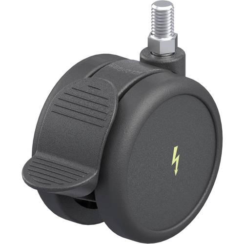 Blickle 849804 LKDB-PUA 75G-RA-ELS Kunststoff-Doppel-Lenkrolle Rad-Durchmesser: 75 mm Tragfähigkeit (max.): 75 kg 1 St.