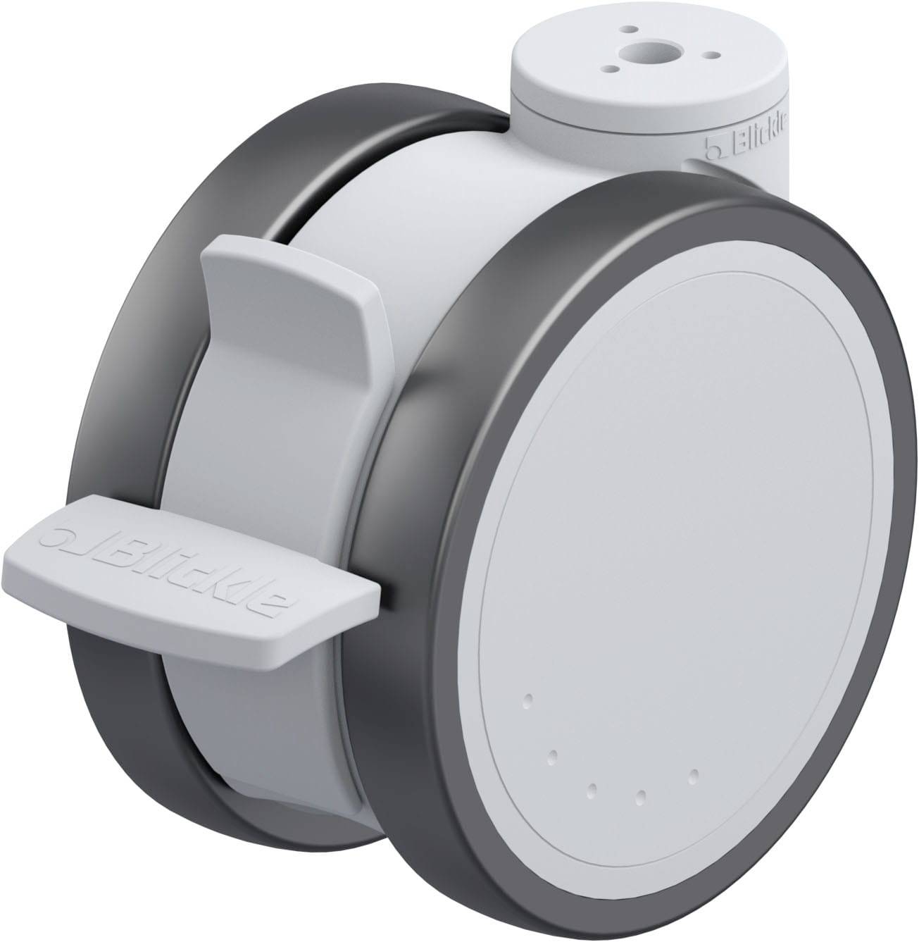 Blickle 872828 LKDG-PATH 125K-11-FI Kunststoff-Doppelrolle Rad-Durchmesser: 125 mm Tragfähigkeit (max.): 125 kg 1 St.