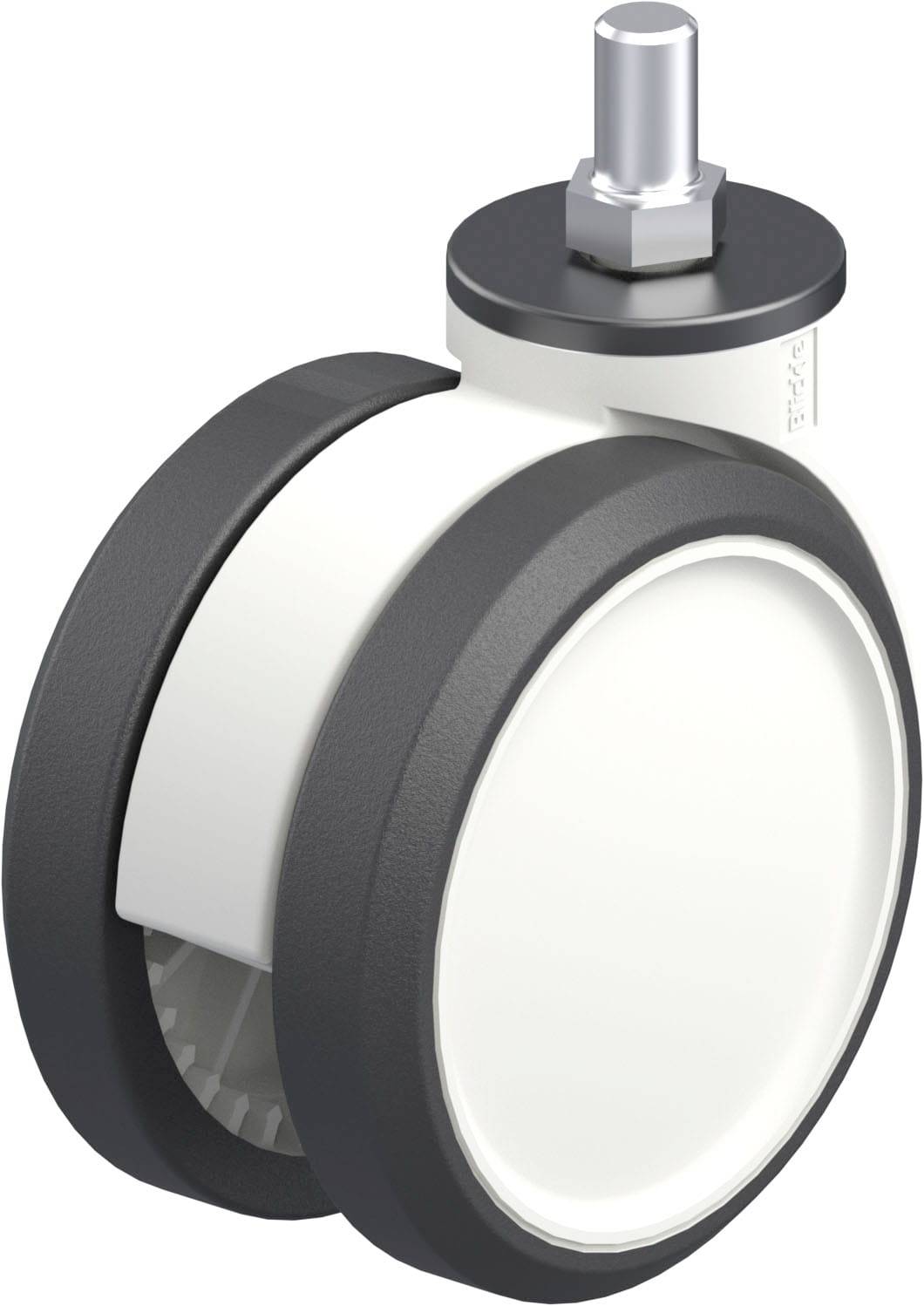 Blickle 763208 LKDG-PUA 100G Kunststoff-Doppel-Lenkrolle Rad-Durchmesser: 100 mm Tragfähigkeit (max.): 110 kg 1 St.