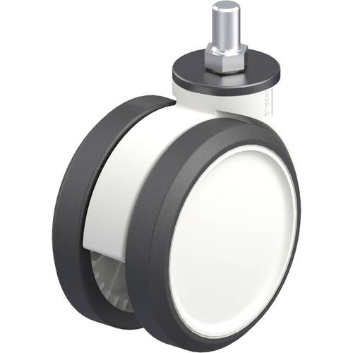 Blickle 763208 LKDG-PUA 100G Kunststoff-Doppel-Lenkrolle Rad-Durchmesser: 100 mm Tragfähigkeit (max.): 110 kg 1 St.