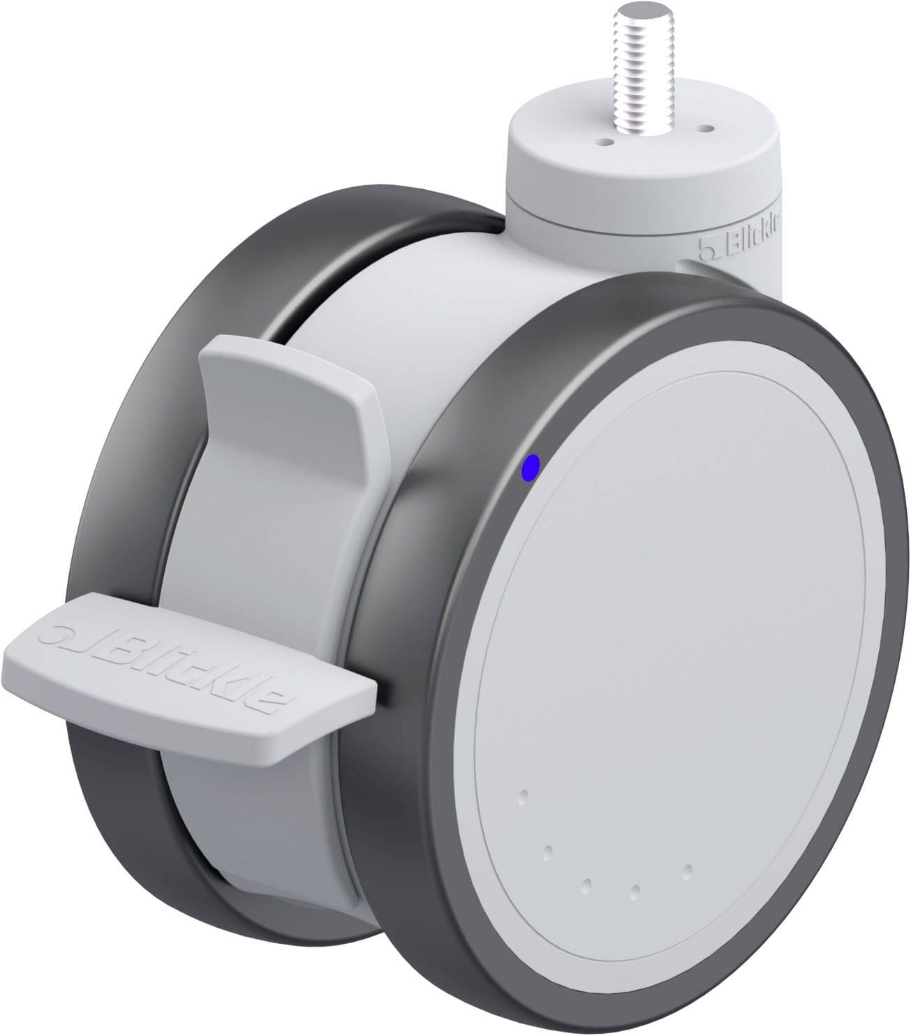 Blickle 935838 LKDGXH-PATH 125XK-FI-GSX10 Kunststoff-Doppelrolle Rad-Durchmesser: 125 mm Tragfähigkeit (max.): 125 kg 1 ...