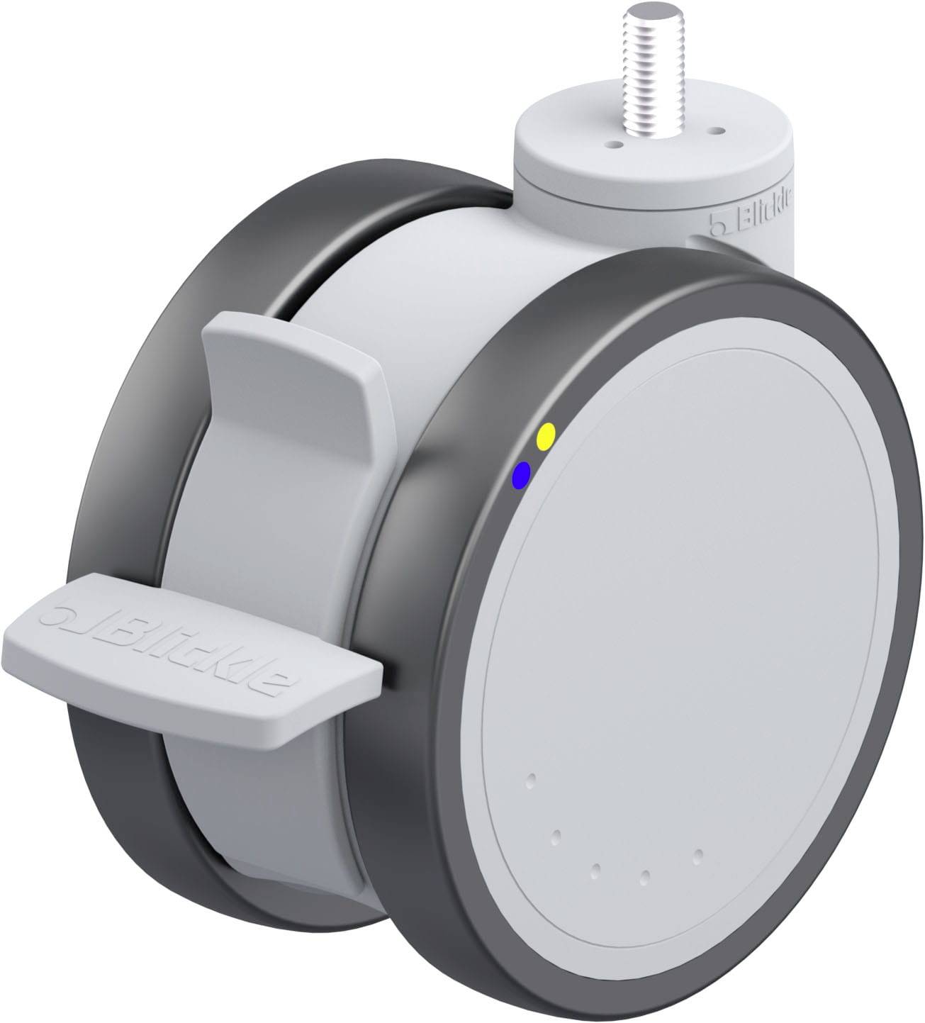 Blickle 916185 LKDGX-PATH 125XK-FI-ELS-GSX10 Kunststoff-Doppelrolle Rad-Durchmesser: 125 mm Tragfähigkeit (max.): 125 kg...