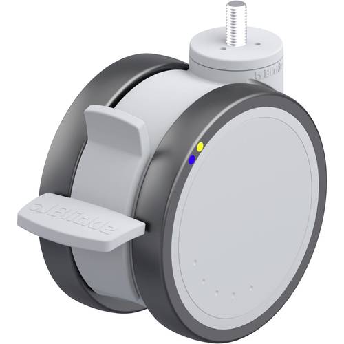 Blickle 916185 LKDGX-PATH 125XK-FI-ELS-GSX10 Kunststoff-Doppelrolle Rad-Durchmesser: 125 mm Tragfähigkeit (max.): 125 kg...