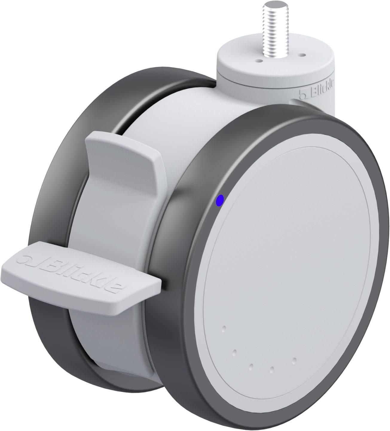 Blickle 872917 LKDGX-PATH 125XK-FI-GSX10 Kunststoff-Doppelrolle Rad-Durchmesser: 125 mm Tragfähigkeit (max.): 125 kg 1 S...