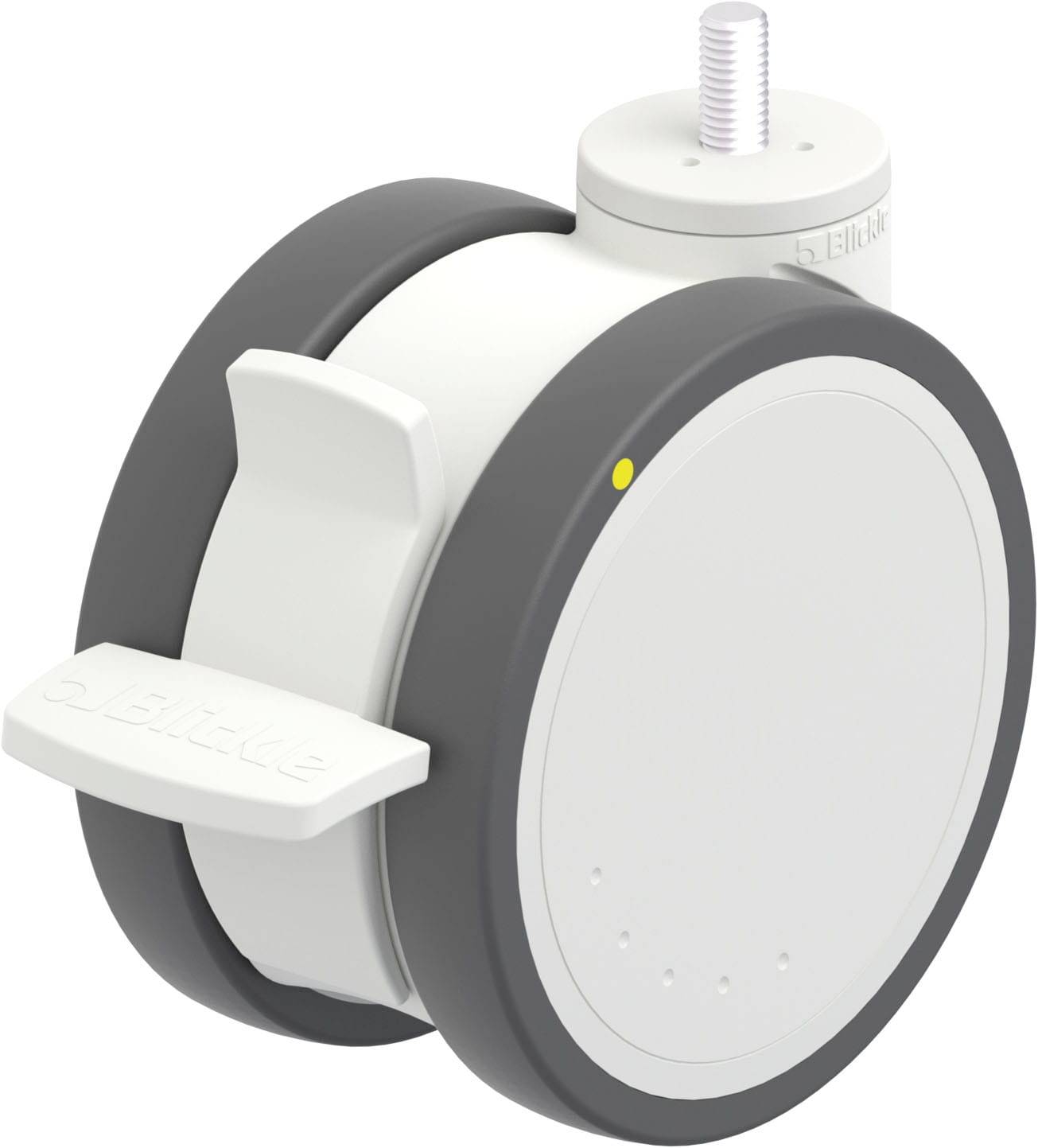 Blickle 922562 LKD-PATH 125K-FI-ELS-GS10 Kunststoff-Doppelrolle Rad-Durchmesser: 125 mm Tragfähigkeit (max.): 125 kg 1 S...