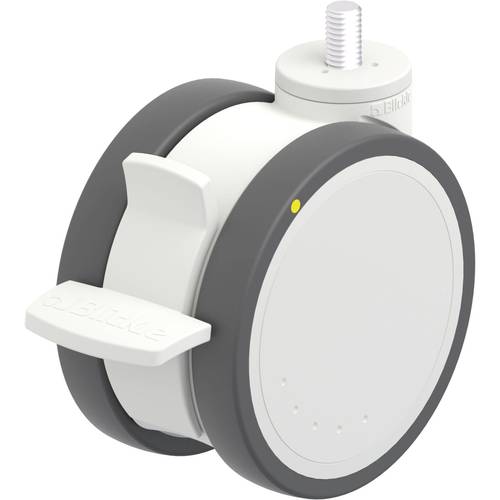 Thumbnail - Blickle 882686 LKD-PATH 125K-FI-ELS-GS12 Kunststoff-Doppelrolle Rad-Durchmesser: 125 mm Tragfähigkeit (max.): 125 kg 1 S...