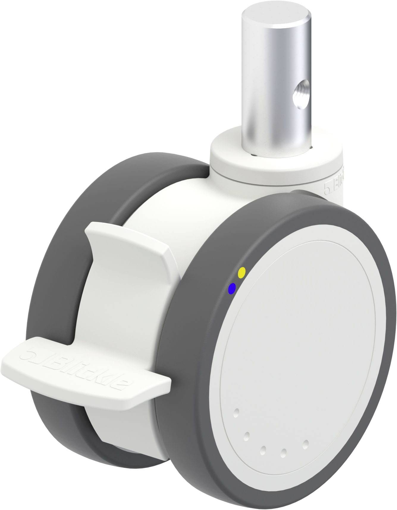 Blickle 936004 LKDX-PATH 100XK-FI-ELS-ZAX55 Kunststoff-Doppelrolle Rad-Durchmesser: 100 mm Tragfähigkeit (max.): 100 kg ...