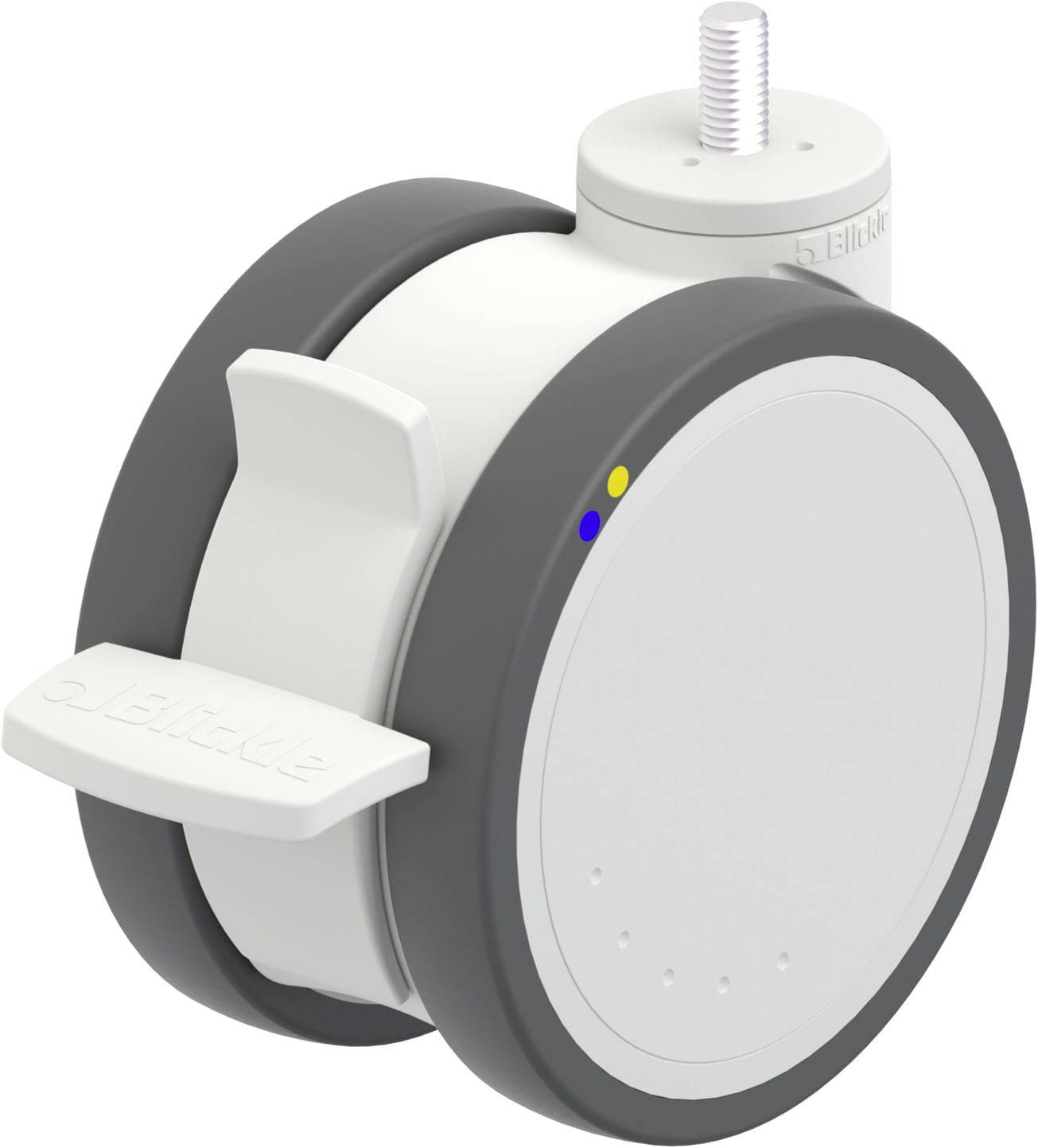 Blickle 922566 LKDX-PATH 125XK-FI-ELS-GSX10 Kunststoff-Doppelrolle Rad-Durchmesser: 125 mm Tragfähigkeit (max.): 125 kg ...