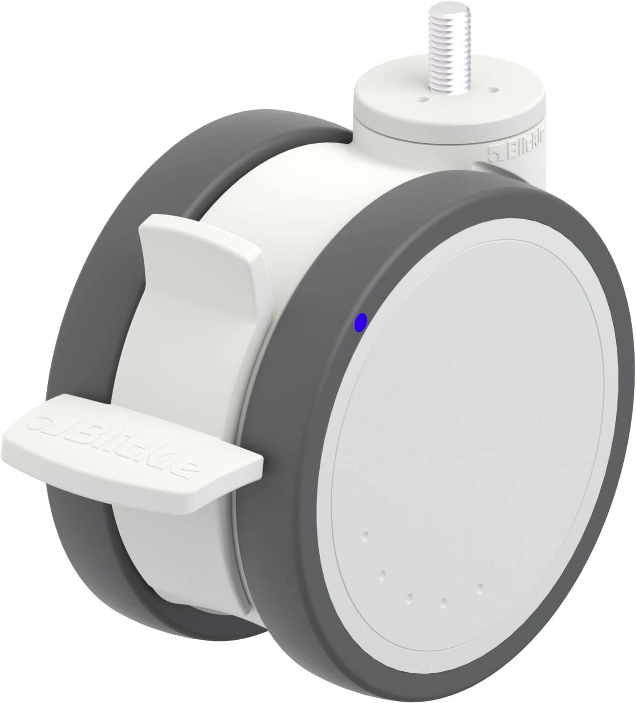 Blickle 872913 LKDX-PATH 125XK-FI-GSX10 Kunststoff-Doppelrolle Rad-Durchmesser: 125 mm Tragfähigkeit (max.): 125 kg 1 St...