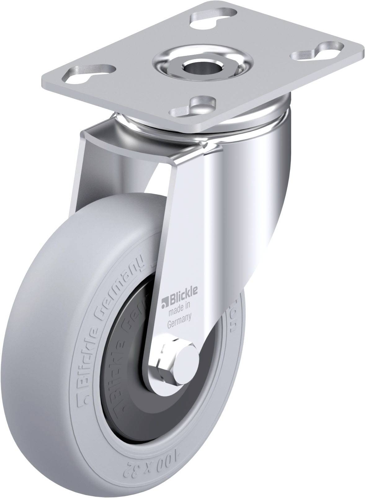 Blickle 921795 LKPA-POES 102KF-SG Apparate-Lenkrolle Rad-Durchmesser: 100 mm Tragfähigkeit (max.): 120 kg 1 St.