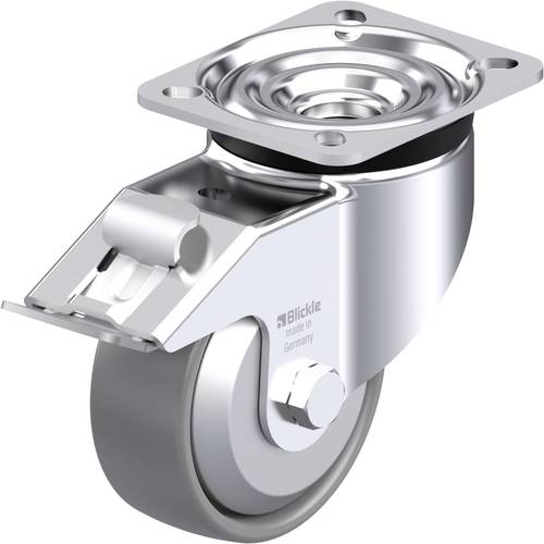 Blickle 946779 LK-PO 100G-1-FI-ELS-FA Stahlblech-Lenkrolle Rad-Durchmesser: 100 mm Tragfähigkeit (max.): 280 kg 1 St.