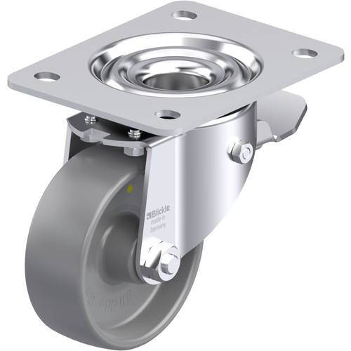 Thumbnail - Blickle 905631 LK-PO 100G-3-ST-ELS Stahlblech-Lenkrolle Rad-Durchmesser: 100 mm Tragfähigkeit (max.): 280 kg 1 St.