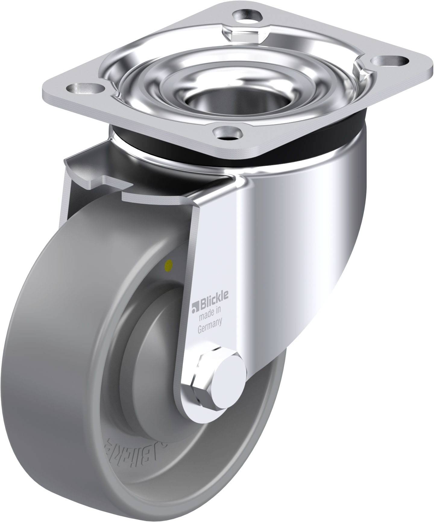 Blickle 917360 LK-PO 100KA-1-ELS Stahlblech-Lenkrolle Rad-Durchmesser: 100 mm Tragfähigkeit (max.): 280 kg 1 St.