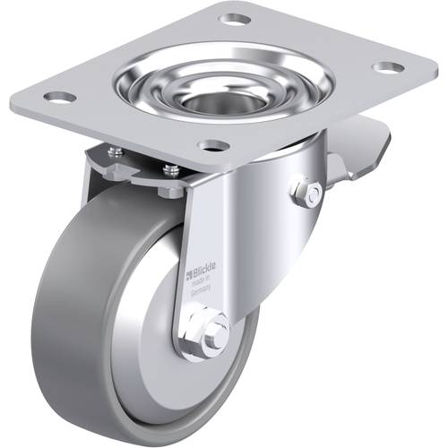 Blickle 946789 LK-PO 100KA-3-ST-ELS-FA Stahlblech-Lenkrolle Rad-Durchmesser: 100 mm Tragfähigkeit (max.): 280 kg 1 St.