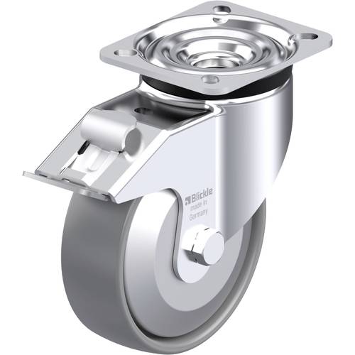 Blickle 946791 LK-PO 125G-1-FI-ELS-FA Stahlblech-Lenkrolle Rad-Durchmesser: 125 mm Tragfähigkeit (max.): 300 kg 1 St.