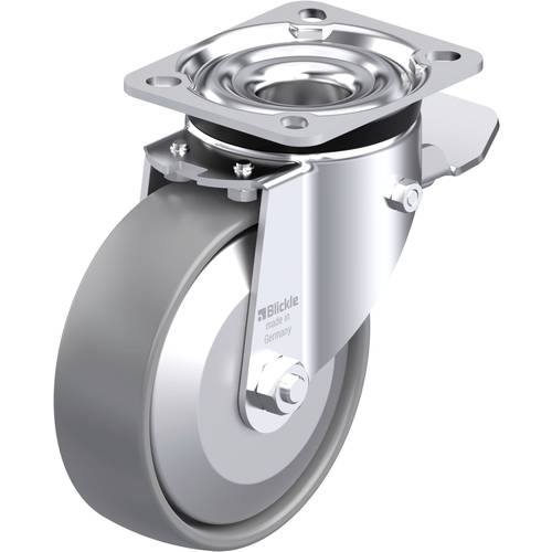 Blickle 946792 LK-PO 125G-1-ST-ELS-FA Stahlblech-Lenkrolle Rad-Durchmesser: 125 mm Tragfähigkeit (max.): 300 kg 1 St.