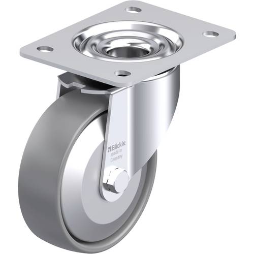 Blickle 946793 LK-PO 125G-3-ELS-FA Stahlblech-Lenkrolle Rad-Durchmesser: 125 mm Tragfähigkeit (max.): 300 kg 1 St.