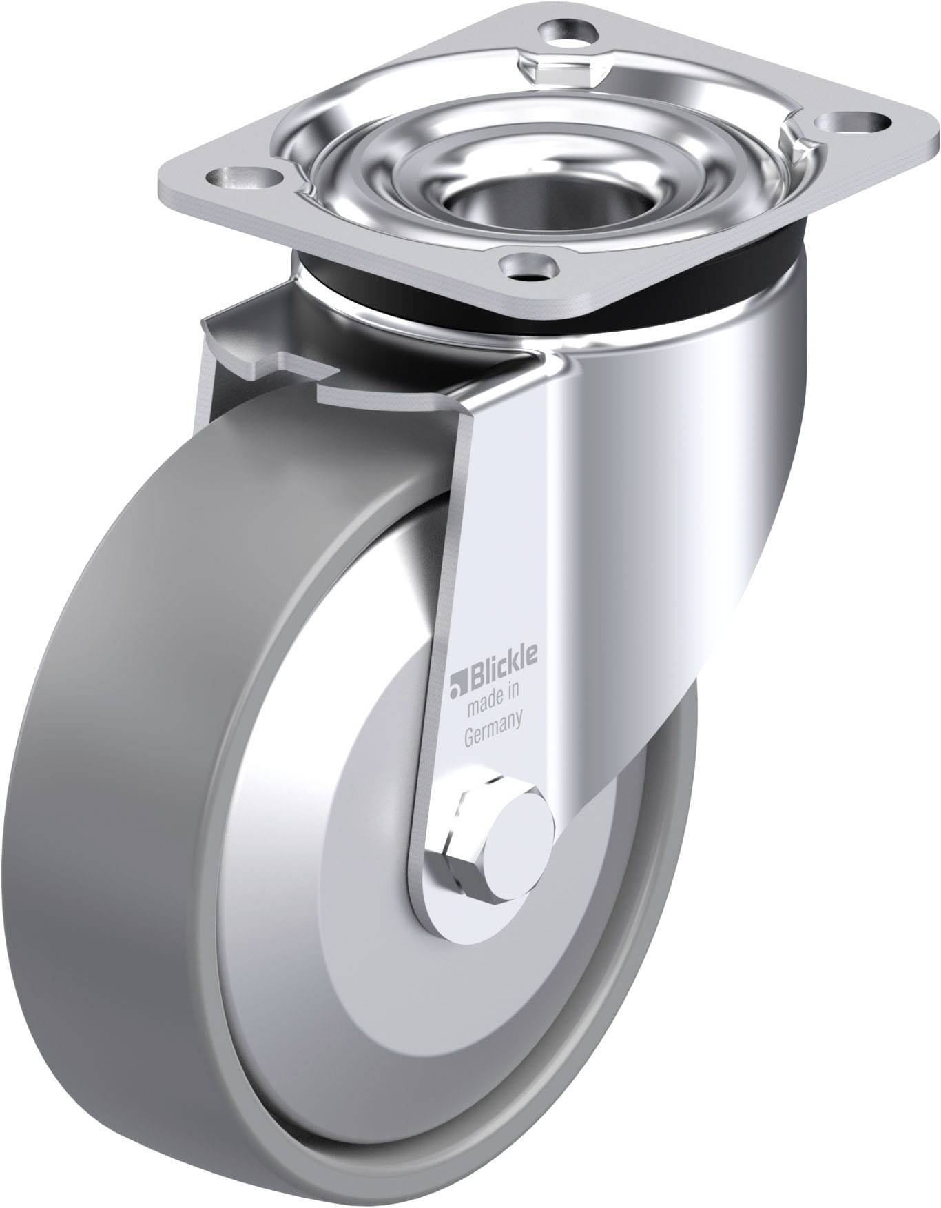 Blickle 946796 LK-PO 125KA-1-ELS-FA Stahlblech-Lenkrolle Rad-Durchmesser: 125 mm Tragfähigkeit (max.): 300 kg 1 St.