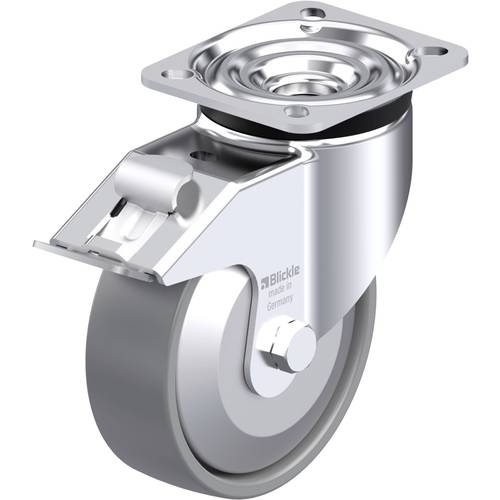 Blickle 946797 LK-PO 125KA-1-FI-ELS-FA Stahlblech-Lenkrolle Rad-Durchmesser: 125 mm Tragfähigkeit (max.): 300 kg 1 St.