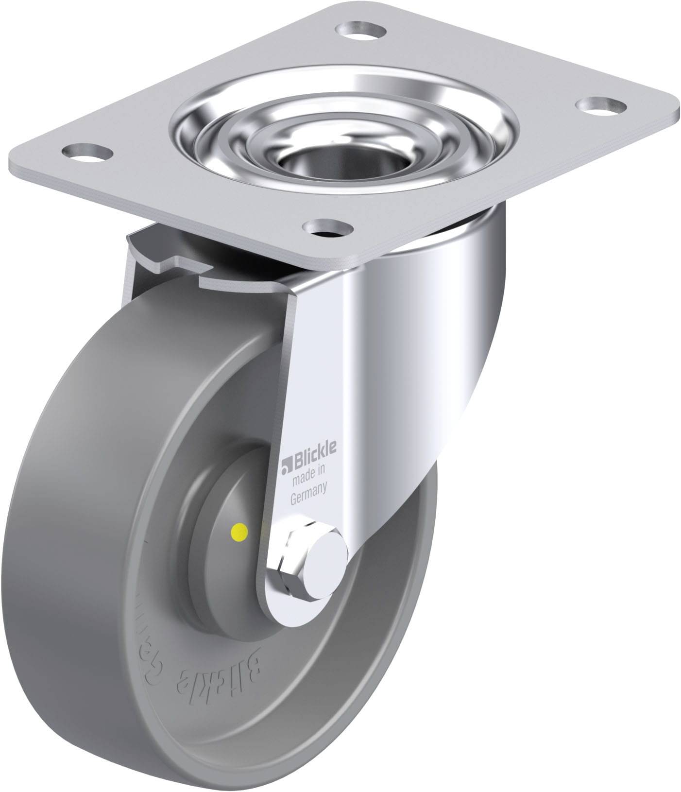 Blickle 936941 LK-PO 125KA-3-ELS Stahlblech-Lenkrolle Rad-Durchmesser: 125 mm Tragfähigkeit (max.): 300 kg 1 St.